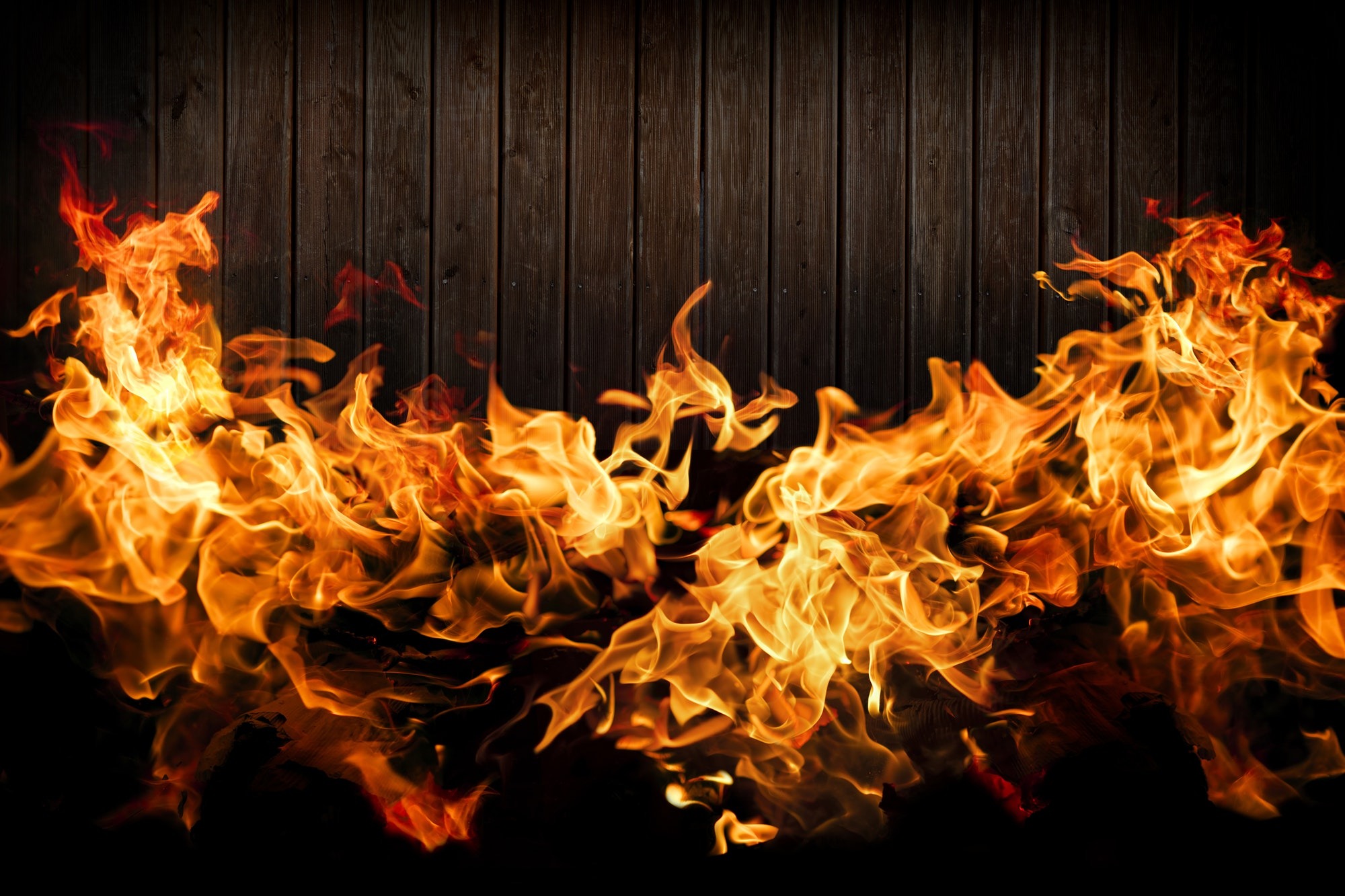 Fire flames background